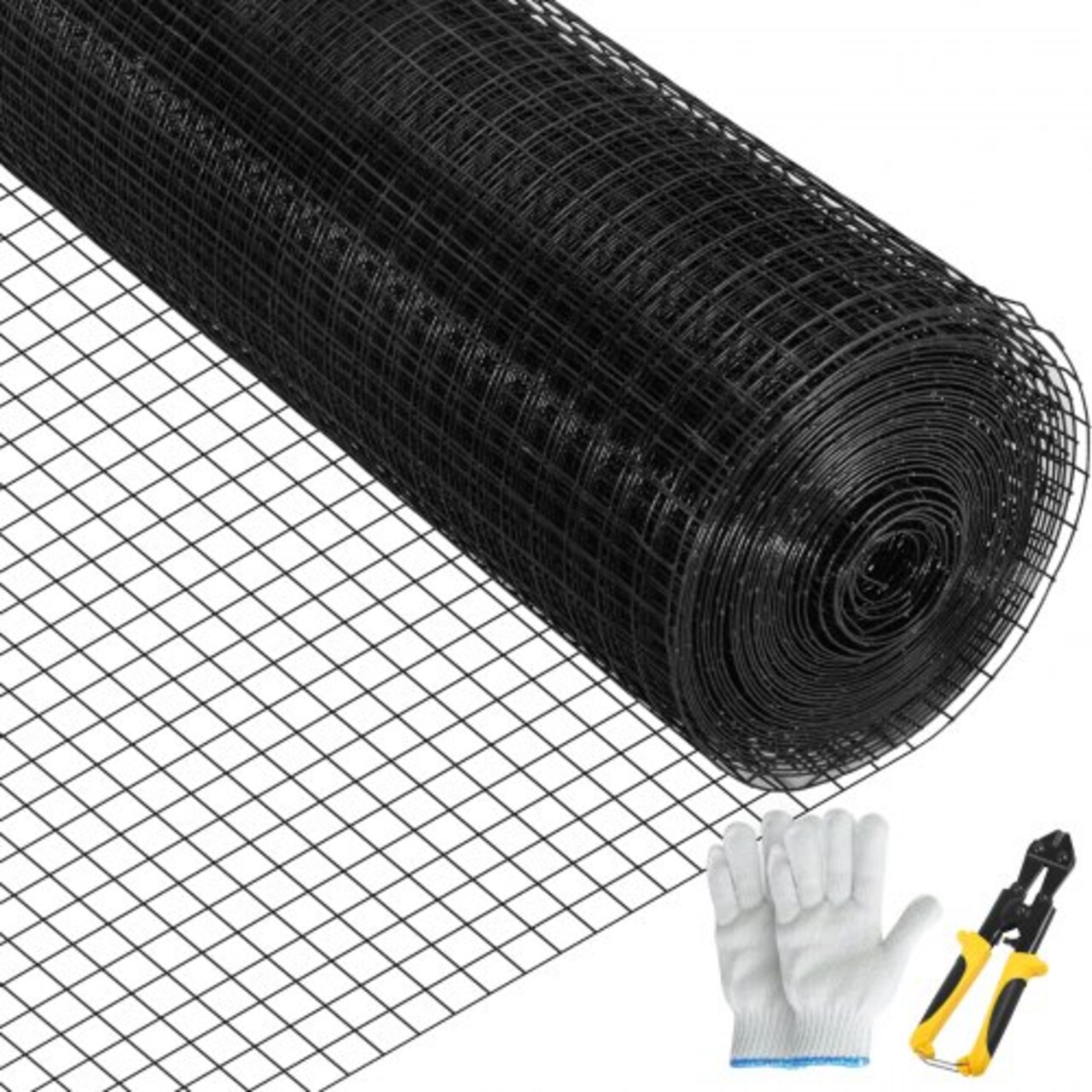 Black Galvanized Steel Vinyl-Coated Hardware Cloth Wire Mesh Roll